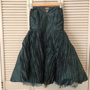 Cute Nicole Miller teal party dress NWT